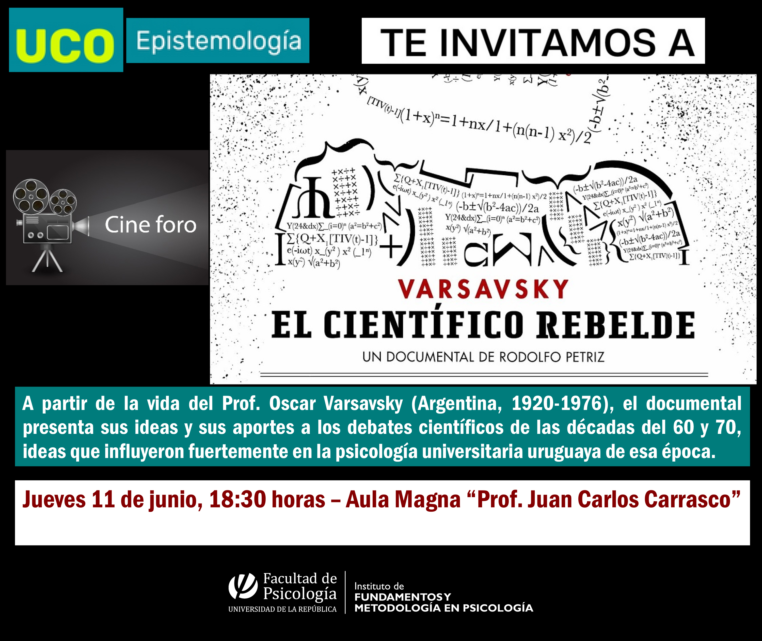 afiche de difusión
