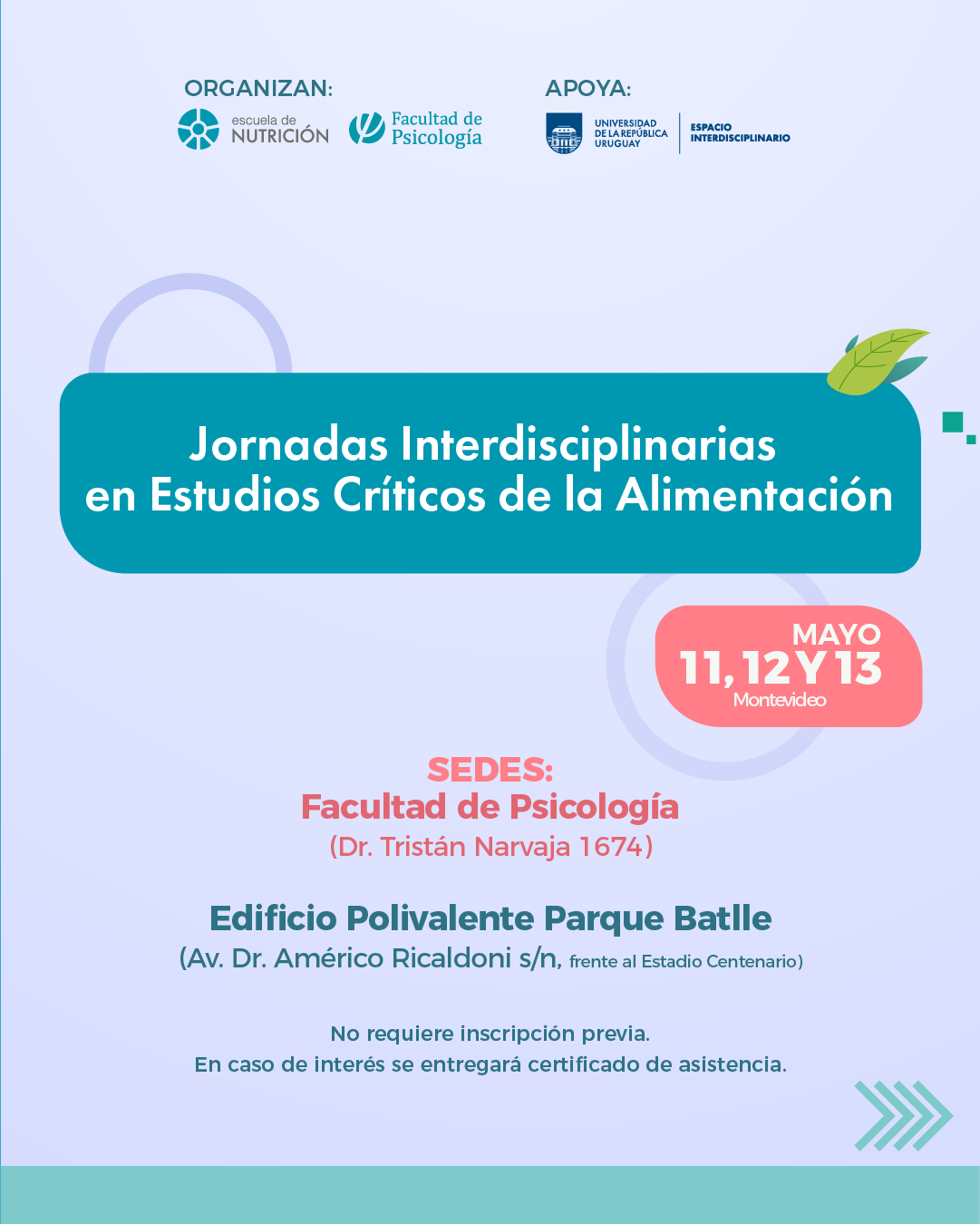 afiche de difusión de la actividad