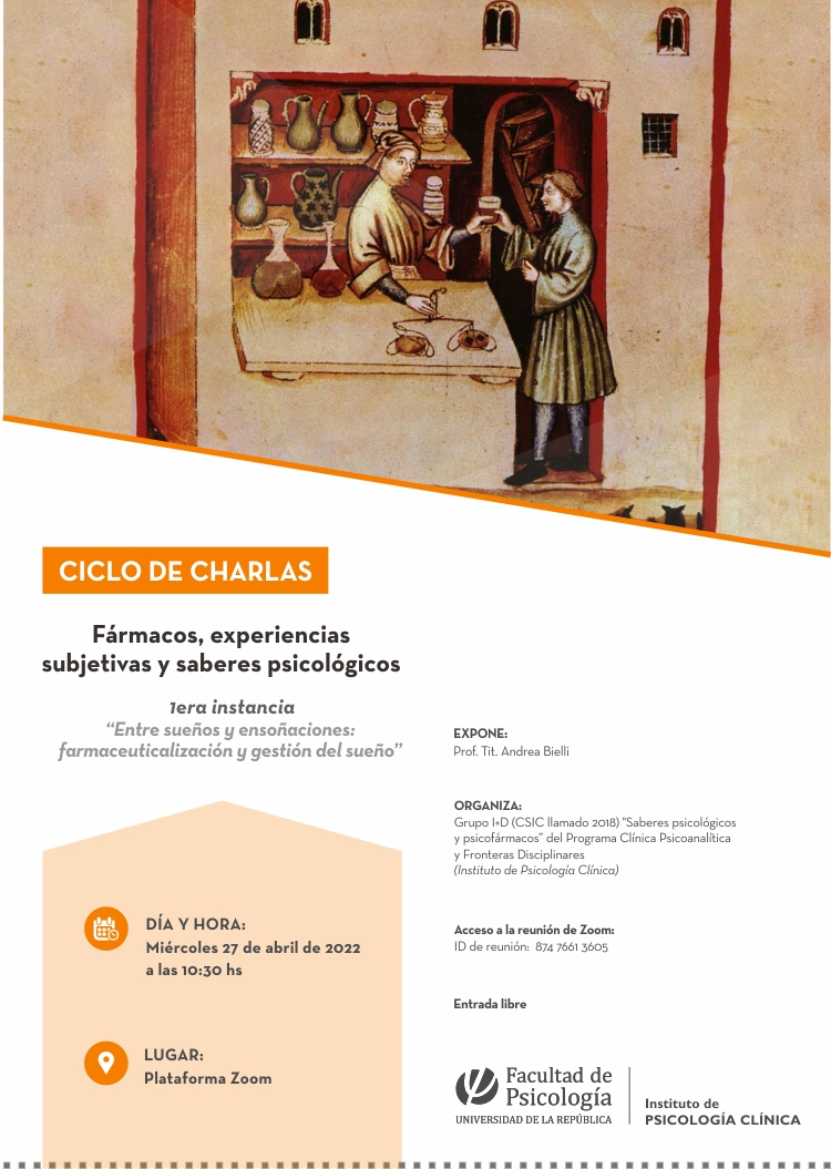 afiche de difusión de la actividad