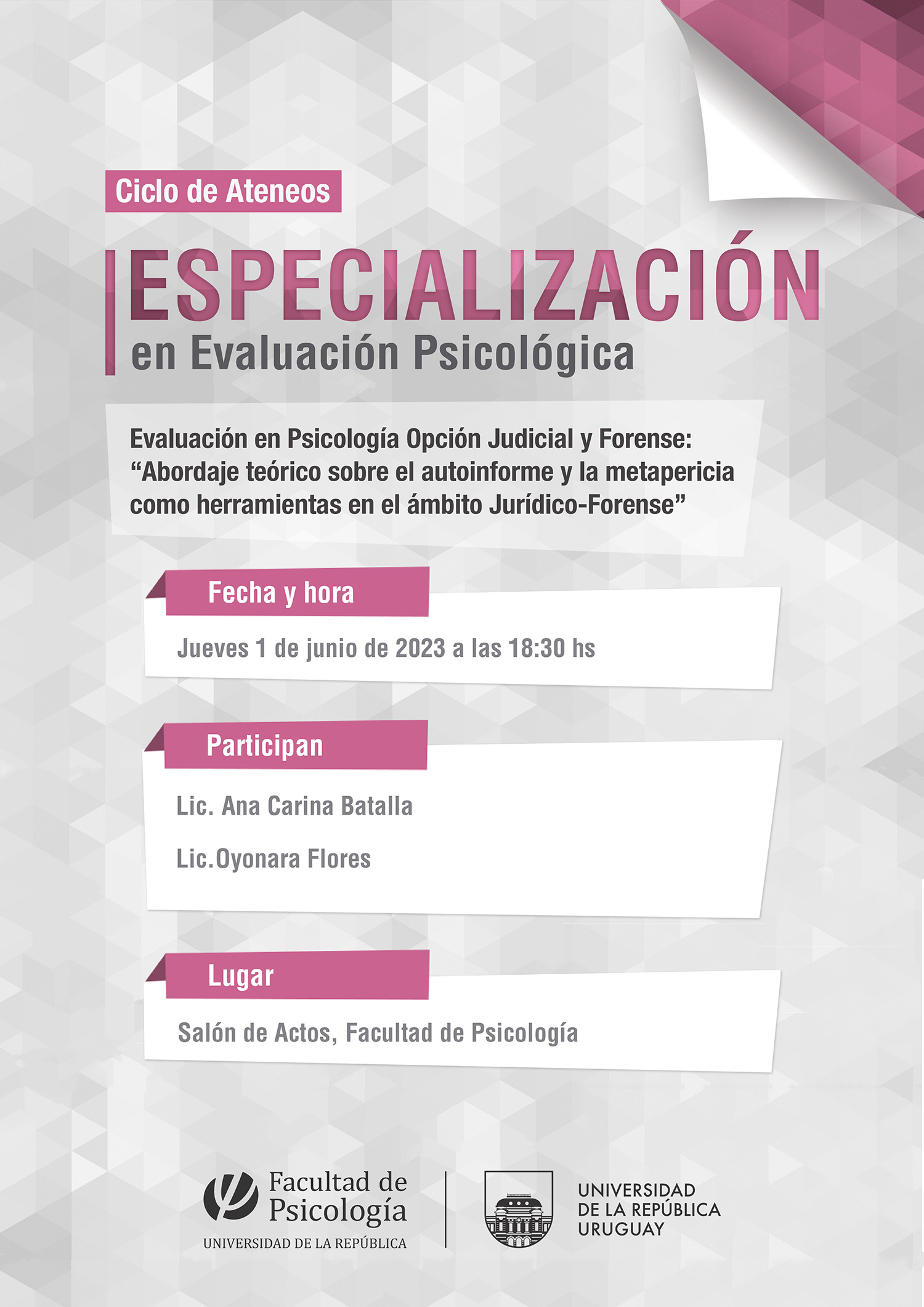 afiche de la actividad