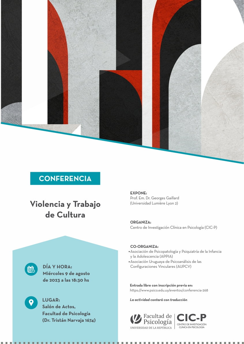 afiche de difusión de la actividad