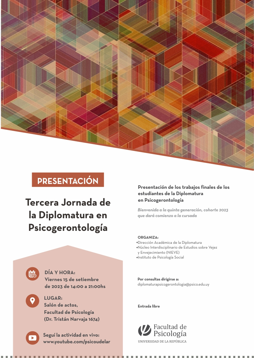 afiche de difusión de la actividad