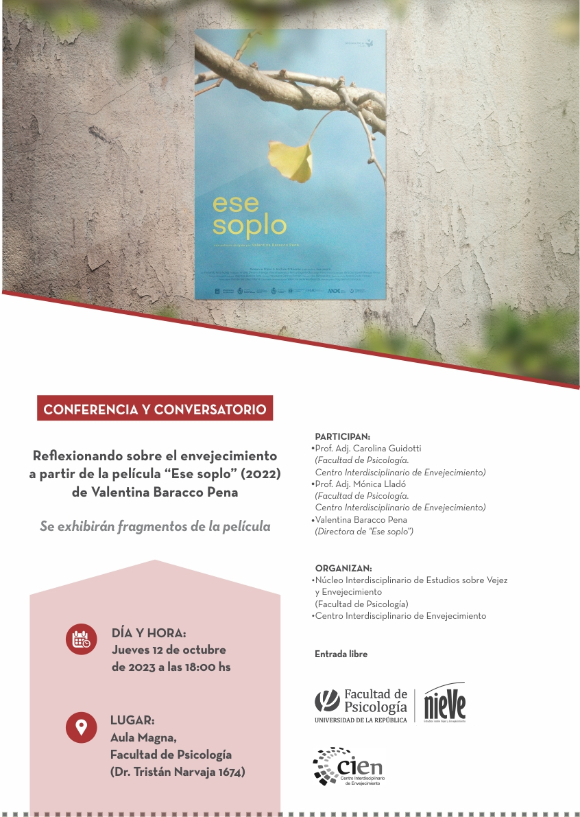 afiche de difusión de la actividad
