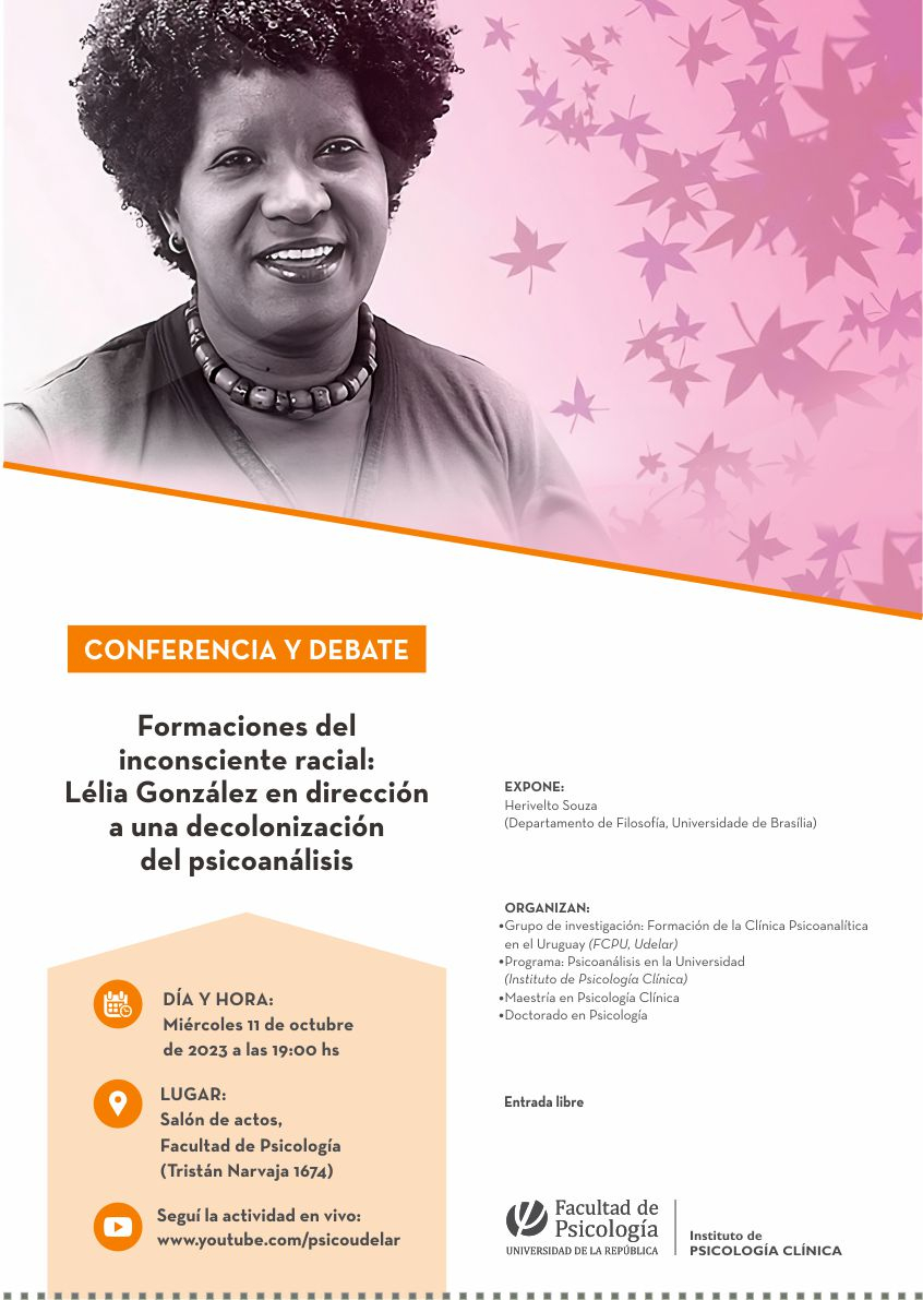 afiche de difusión de la actividad
