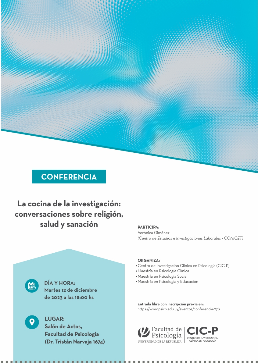 afiche de la actividad