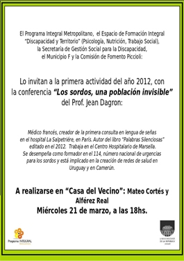 Afiche / Imagen del Evento