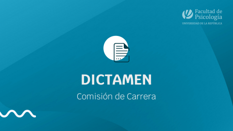 Dictamen de Comisión de Carrera de fecha 14/12/21: Exámenes previstos para la fecha 17/12/21