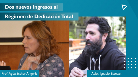 Dos docentes de la Facultad de Psicología ingresaron al Régimen de Dedicación Total