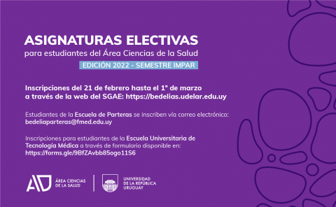 Inscripción a Unidades Curriculares Electivas