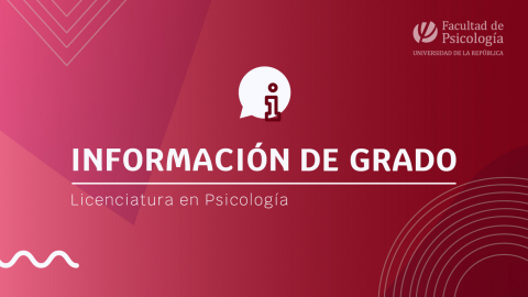 imagen de difusión de información de grado