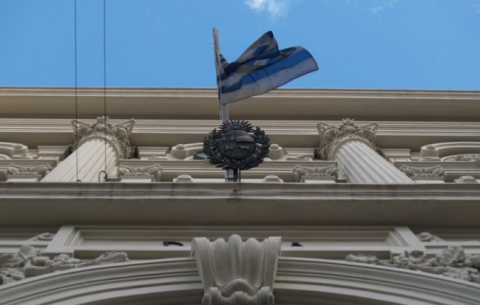 Fachada de la Universidad de la República