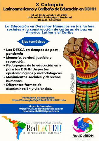afiche de disfusión de la actividad