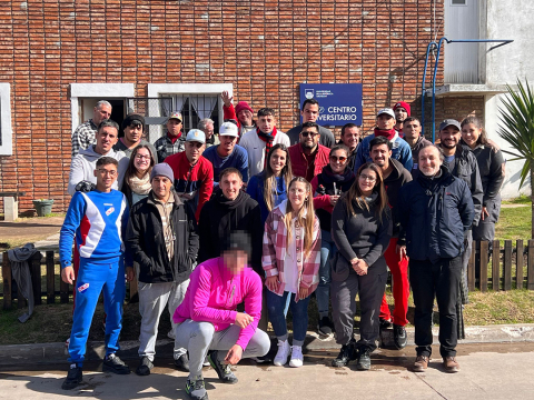 Decano de la Facultad de Psicología vistió el Centro Universitario del Complejo Penitenciario de Santiago Vázquez
