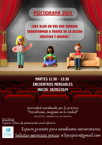 ECLIPSA (espacio clínico de potenciación social afectiva). Grupo de Psicodrama que atiende a estudiantes universitarios