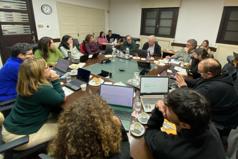 Consejo de la Facultad recibe a Luis Leopold y Ariel Castro para intercambiar sobre el Prorrectorado de Desarrollo Institucional