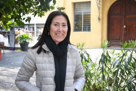 Profesora Carolina Vázquez visitó la Facultad de Psicologí