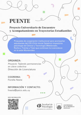 Espacio de acompañamiento para estudiantes de CIO
