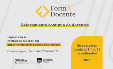 imagen de difusión de la Tercera edición del FormA-Docente