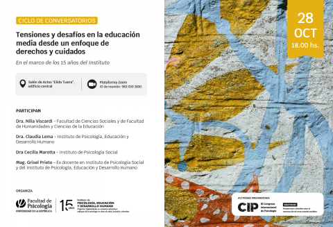 afiche de difusión de la actividad