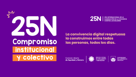 25N: Campaña de la Udelar en rechazo de la violencia digital