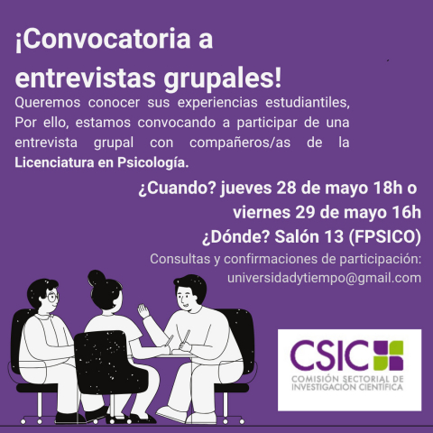 imagen de difusión de la convocatoria