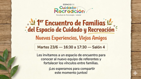 imagen de difusión de la actividad