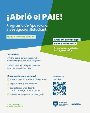 afiche de la convocatoria