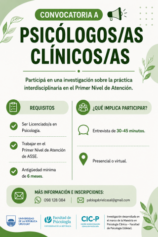 imagen de difusión de la convocatoria