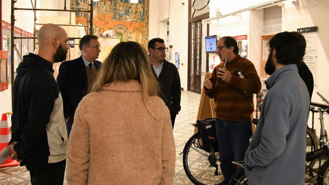 Decano de Facultad de Psicología recorrió junto a autoridades de Humanidades y Derecho la actual sede de la Facultad de Humanidades y Ciencias de la Educación