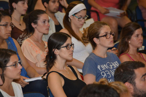 Fotografía con estudiantes de la Escuela de Verano 2015