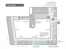 Plano de ubicación - planta baja - edificio central