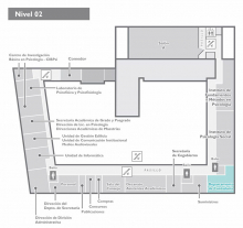 Plano de ubicación - 2do nivel - edificio central