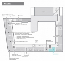 Plano de ubicación - 2do nivel - edificio central