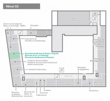 Plano de ubicación - 2do nivel - edificio central