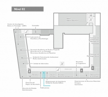Plano de ubicación - 2do nivel - edificio central