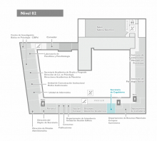Plano de ubicación - 2do nivel - edificio central