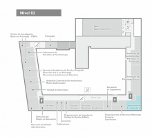 Plano de ubicación - 2do nivel - edificio central