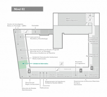 Plano de ubicación - 2do nivel - edificio central