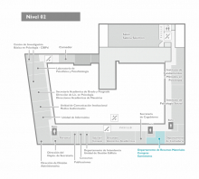 Plano de ubicación - 2do nivel - edificio central